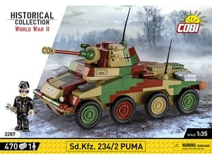 Konstruktors Cobi Sd.Kfz. 234/2 Puma, 1/35, 2287 cena un informācija | Konstruktori | 220.lv