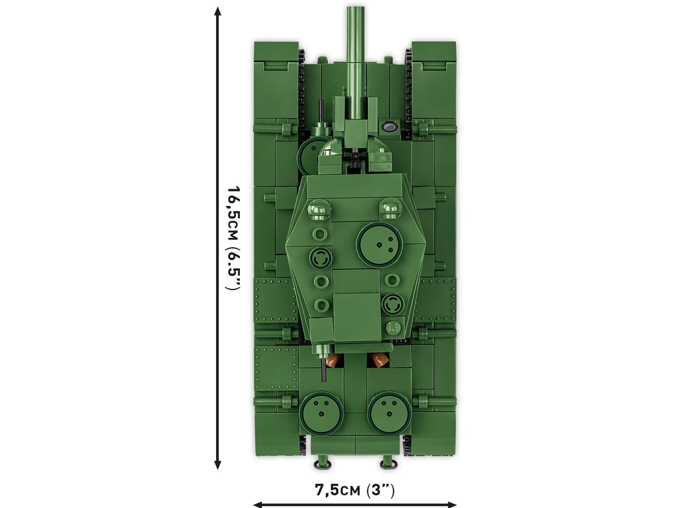 Konstruktors Cobi KV-2, 1/48, 2731 цена и информация | Konstruktori | 220.lv