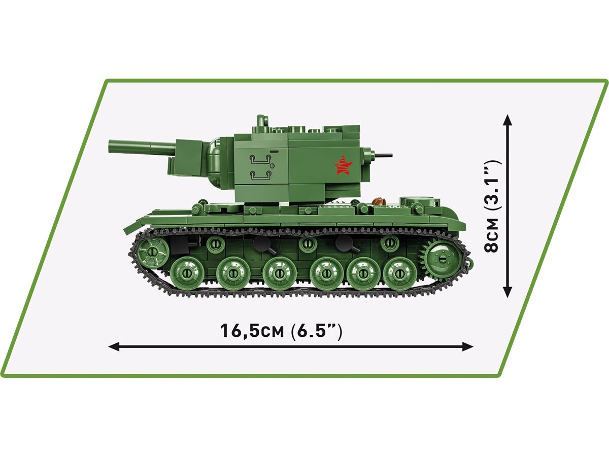 Konstruktors Cobi KV-2, 1/48, 2731 цена и информация | Konstruktori | 220.lv