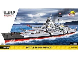 COBI - Конструктор Battleship Bismarck, 1/300, 4841 цена и информация | Конструкторы и кубики | 220.lv