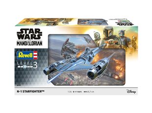 Revell - Star Wars The Mandalorian: N1 Starfighter, 1/24, 06787 цена и информация | Конструкторы и кубики | 220.lv