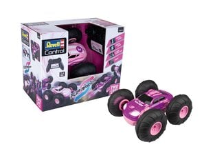 Ar radio vadāms Revell Stunt Car Flip Racer Pink RC, 24670 cena un informācija | Rotaļlietas zēniem | 220.lv