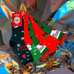Комплект рождественских мужских носков Pesail, 5 пар цена и информация | Мужские носки | 220.lv