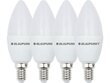 LED spuldzes Blaupunkt E14 6,8W, dabīgi baltas, 4 gab. цена и информация | Spuldzes | 220.lv