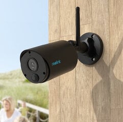Reolink Argus Eco-v2 WiFi bezvadu āra kamera, 3MP, viedais PIR, melns цена и информация | Камеры видеонаблюдения | 220.lv