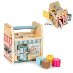 Деревянный развивающий куб Эко игрушки, 2555 цена и информация | Развивающие игрушки | 220.lv