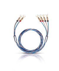 Акустический кабель Oehlbach Bi Tech 4 2 x 4,0 м, 4->4 наконечника цена и информация | Кабели и провода | 220.lv
