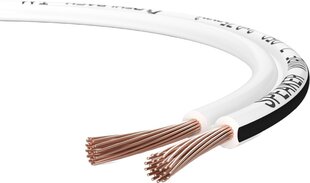 Акустический кабель Oehlbach Spirit Wire SP-7, катушка 10 м, белый цена и информация | Кабели и провода | 220.lv