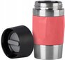 Termokrūze Tefal Travel Mug Compact N2160410, 0,3 l, sarkans silikons цена и информация | Termosi, termokrūzes | 220.lv