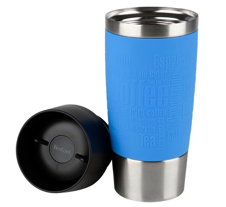 Termokrūze Tefal Travel Mug K3086114, 0,36 l, zila cena un informācija | Termosi, termokrūzes | 220.lv