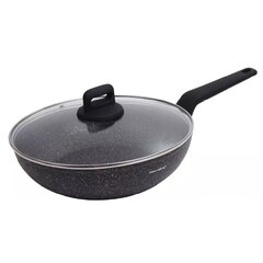 Dziļa wok panna ar vāku 28cm Klausberg KB-7668 цена и информация | Cковородки | 220.lv