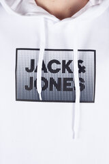 Džemperis vīriešiem Jack & Jones, balts цена и информация | Мужские толстовки | 220.lv