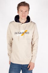 Džemperis vīriešiem Jack & Jones, bēšs cena un informācija | Vīriešu jakas | 220.lv