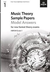 Music Theory Sample Papers Model Answers, ABRSM Grade 1 цена и информация | Книги об искусстве | 220.lv