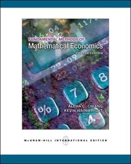 Fundamental Methods of Mathematical Economics 4th edition цена и информация | Книги по экономике | 220.lv