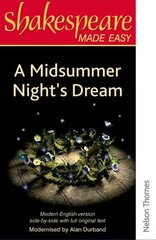 Shakespeare Made Easy: A Midsummer Night's Dream cena un informācija | Grāmatas pusaudžiem un jauniešiem | 220.lv