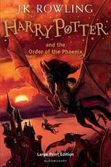 Harry Potter and the Order of the Phoenix: Large Print Edition Large type / large print edition цена и информация | Книги для подростков и молодежи | 220.lv