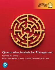 Quantitative Analysis for Management, Global Edition 14th edition цена и информация | Книги по экономике | 220.lv