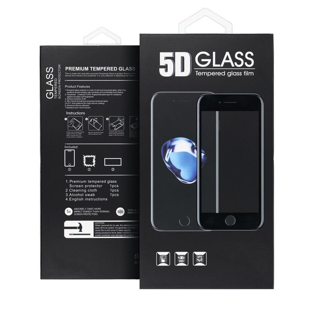 5D Full Glue Tempered Glass cena un informācija | Ekrāna aizsargstikli | 220.lv