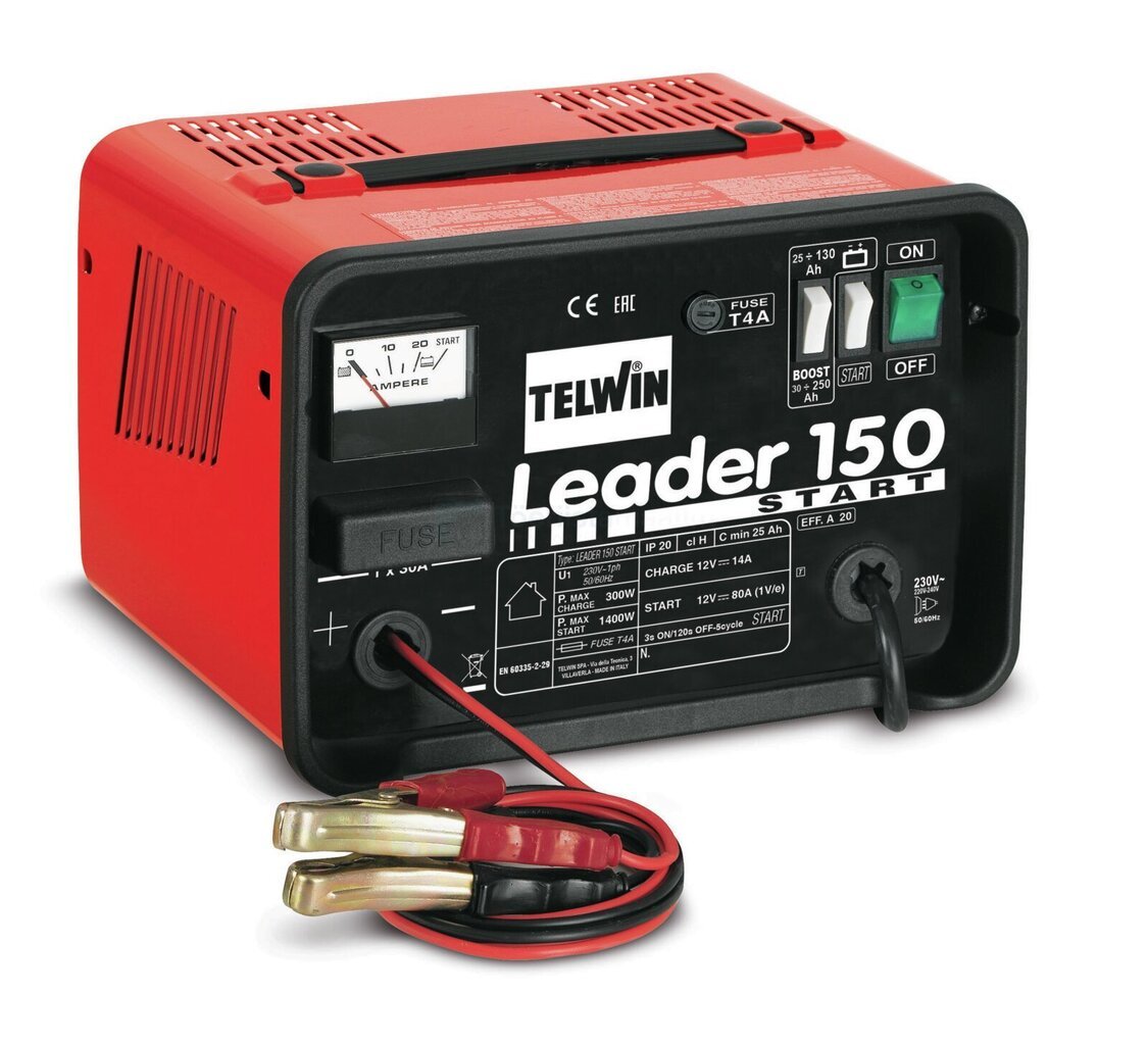 Akumulatora lādētājs Telwin Leader 150 cena un informācija | Akumulatoru lādētāji | 220.lv