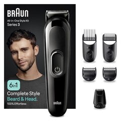 Braun Series 3 MGK3410 6in1 cena un informācija | Matu griežamās mašīnas | 220.lv