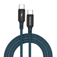 Foneng Кабель USB-C для Lightning Foneng X87, 30 Вт, 1,2 м (синий) цена и информация | Кабели для телефонов | 220.lv