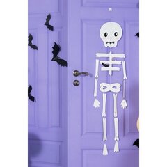 Подвесное бумажное украшение Скелет, 110 см. цена и информация | Праздничные декорации | 220.lv