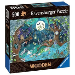 Puzle Ravensburger Fantasy Forest, 500 d. cena un informācija | Puzles, 3D puzles | 220.lv