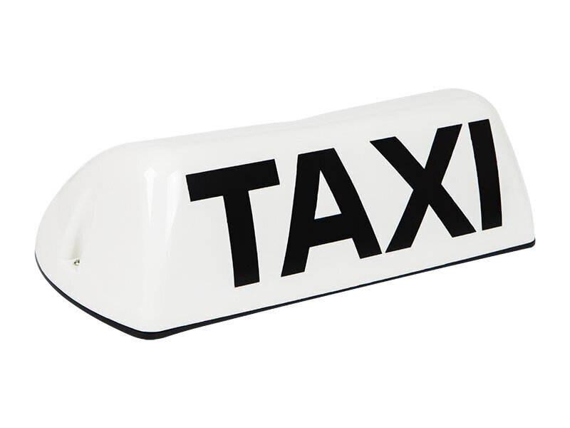Signāllampiņa Blow Taxi, balta/melna цена и информация | Galda lampas | 220.lv