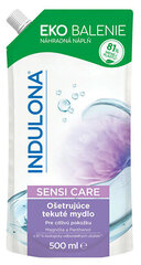 Šķidro ziepju uzpilde Indulona Sensi Care Liquid Soap Refill, 500 ml cena un informācija | Ziepes | 220.lv