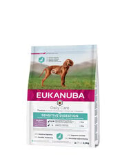 Eukanuba Daily Care Sensitive Digestion jauniem kucēniem, ar vistas gaļu, 2,3 kg cena un informācija | Sausā barība suņiem | 220.lv