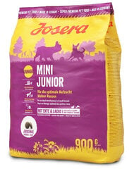 Josera Mini Junior mazo šķirņu suņiem, 5x900 g cena un informācija | Sausā barība suņiem | 220.lv