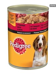 Pedigree ar liellopu gaļu, 24x400 g cena un informācija | Konservi suņiem | 220.lv