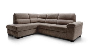 Stūra dīvāns Jungbar, brūns cena un informācija | Stūra dīvāni | 220.lv