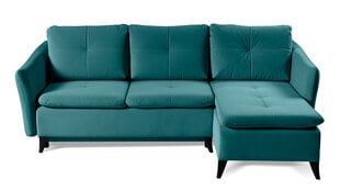 Stūra dīvāns Lupo, zils cena un informācija | Stūra dīvāni | 220.lv