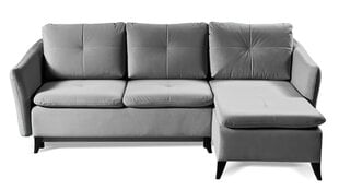 Stūra dīvāns Lupo, pelēks cena un informācija | Stūra dīvāni | 220.lv