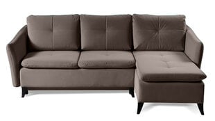 Stūra dīvāns Lupo, brūns цена и информация | Угловые диваны | 220.lv
