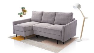 Miumiu stūra dīvāns, pelēks cena un informācija | Stūra dīvāni | 220.lv