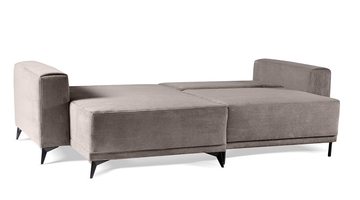 Stūra dīvāns Valencia, brūns cena un informācija | Stūra dīvāni | 220.lv