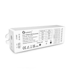 Светодиодный контроллер Gledopto Zigbee Pro 5-в-1 (Zigbee+RF), 12–54 В постоянного тока цена и информация | Контроллеры | 220.lv
