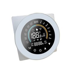 Интеллектуальный термостат SmartWise WiFi, тип C (сухой контакт), белая передняя панель, цветной сенсорный дисплей цена и информация | Нагревательные коврики для пола и зеркал | 220.lv