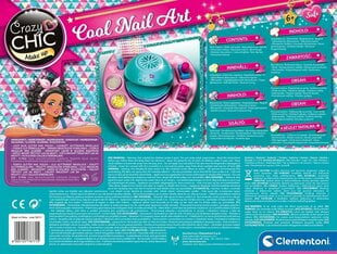 Nagu kopšanas komplekts Clementoni Set Crazy Chic Cool Nails cena un informācija | Clementoni Smaržas, kosmētika | 220.lv