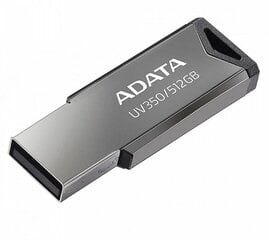 Adata AUV350-512G-RBK cena un informācija | USB Atmiņas kartes | 220.lv