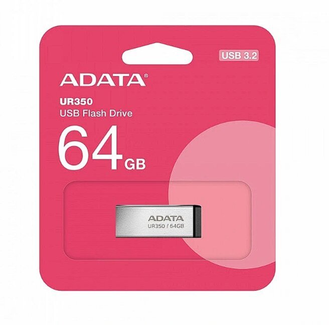 Adata UR350-64G-RSR/BK cena un informācija | USB Atmiņas kartes | 220.lv