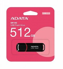 Adata AUV150-512G-RBK cena un informācija | USB Atmiņas kartes | 220.lv