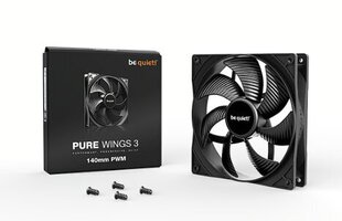 Be Quiet Pure Wings 3 PWM BL108 цена и информация | Компьютерные вентиляторы | 220.lv