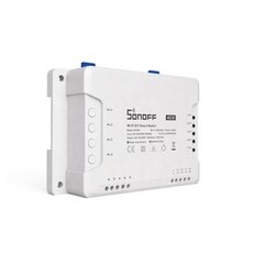 Sonoff 4CH (R3) Wi-Fi интеллектуальный релейный переключатель переменного тока 230 В с 4 каналами цена и информация | Электрические выключатели, розетки | 220.lv