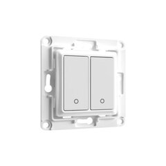 Настенный выключатель Shelly 2 кнопки - белый цена и информация | Электрические выключатели, розетки | 220.lv
