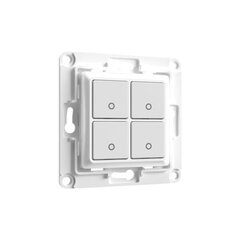 Настенный выключатель Shelly с 4 кнопками - черный цена и информация | Электрические выключатели, розетки | 220.lv