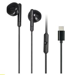 AWEI słuchawki stereo PC-6T USB-C czarny|black цена и информация | Наушники с микрофоном Asus H1 Wireless Чёрный | 220.lv